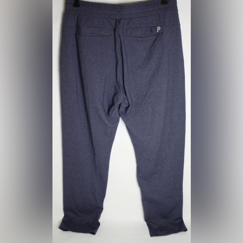 Public Rec Men's Every Day Pant Blue Elastic Waist Stretch Zip Pockets Sz 34X32